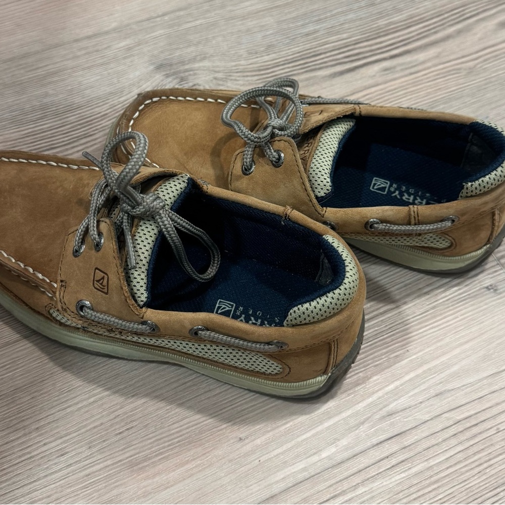 Sperry Brown Leather Boat Shoes - Picture 5 of 5